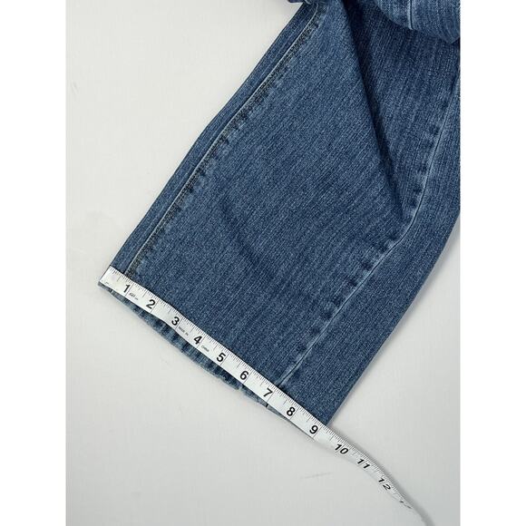 Fox Denim Plan B Jeans Male Size 34 Blue Baggy Wide Leg Detailed Hardware - Picture 8 of 16